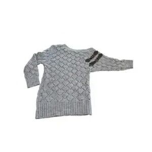 Gray Cable Knit Sweater